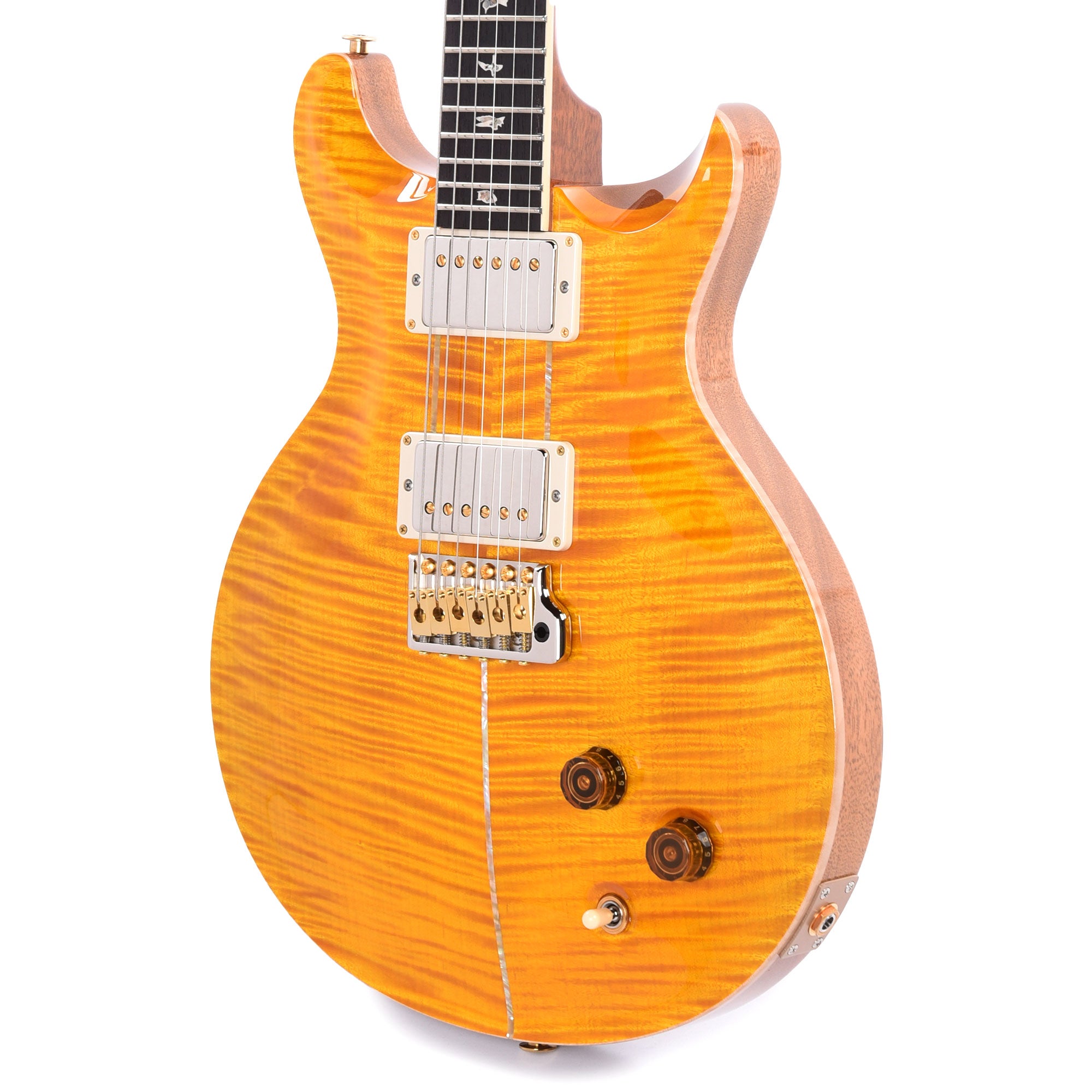 PRS Santana Retro 10 Top Santana Yellow Electric Guitars / Solid Body