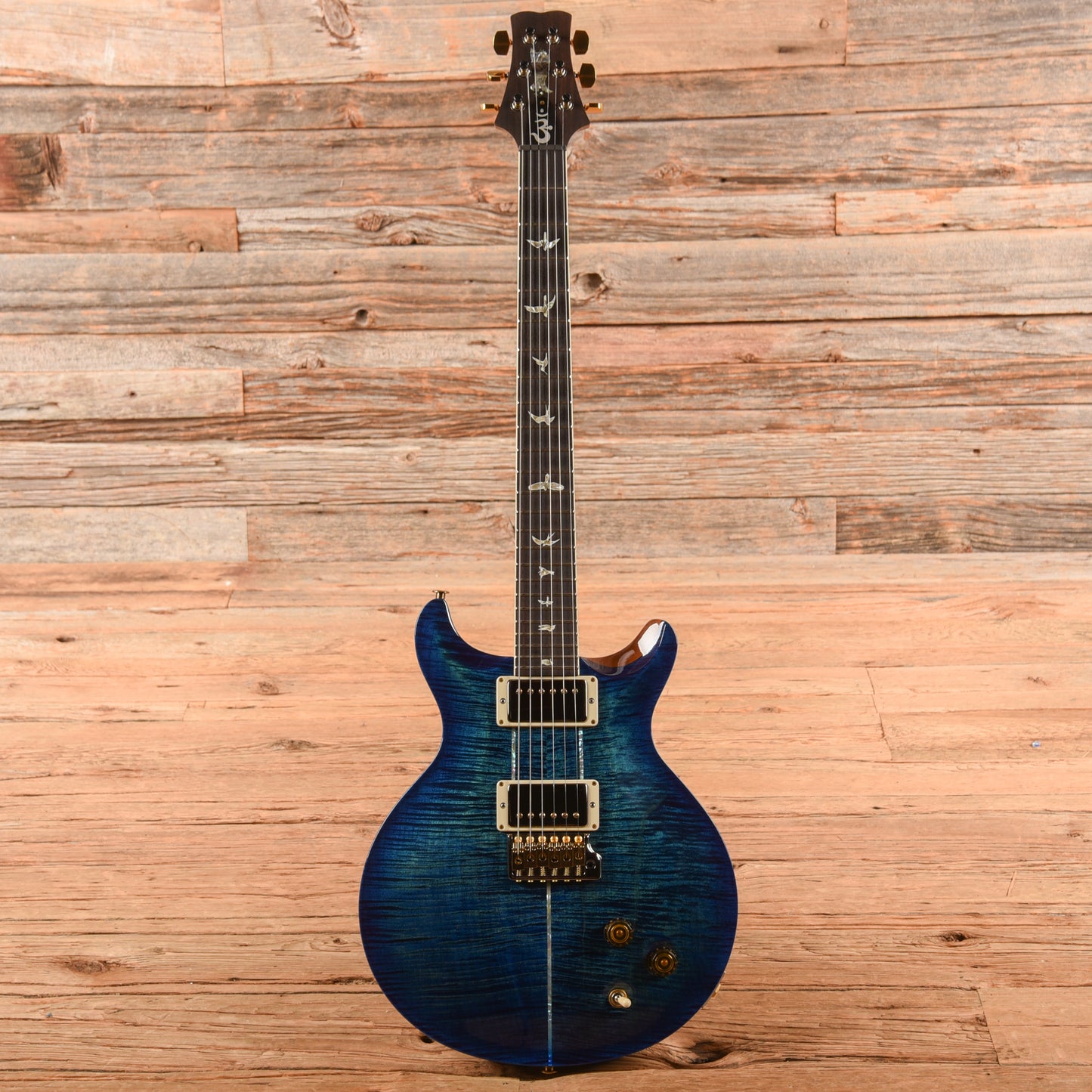 PRS Santana Signature Retro 10-Top Blue 2022 Electric Guitars / Solid Body