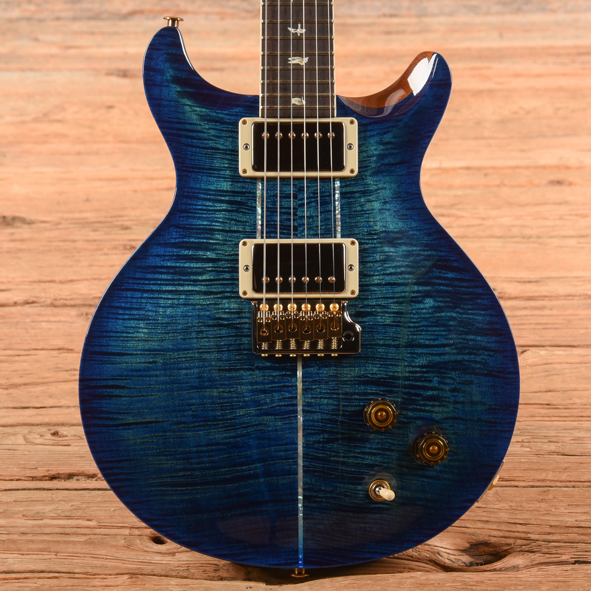 PRS Santana Signature Retro 10-Top Blue 2022 Electric Guitars / Solid Body