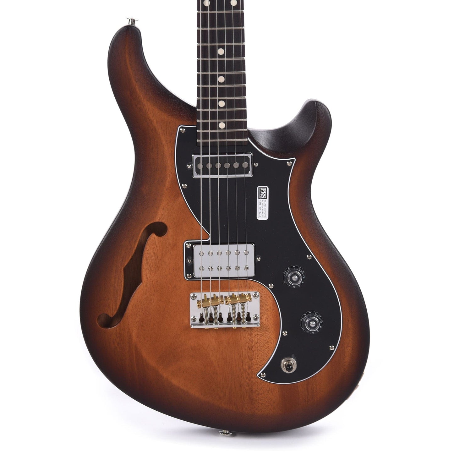 PRS Satin S2 Vela Semi Hollow McCarty Tobacco Sunburst Satin Electric Guitars / Solid Body