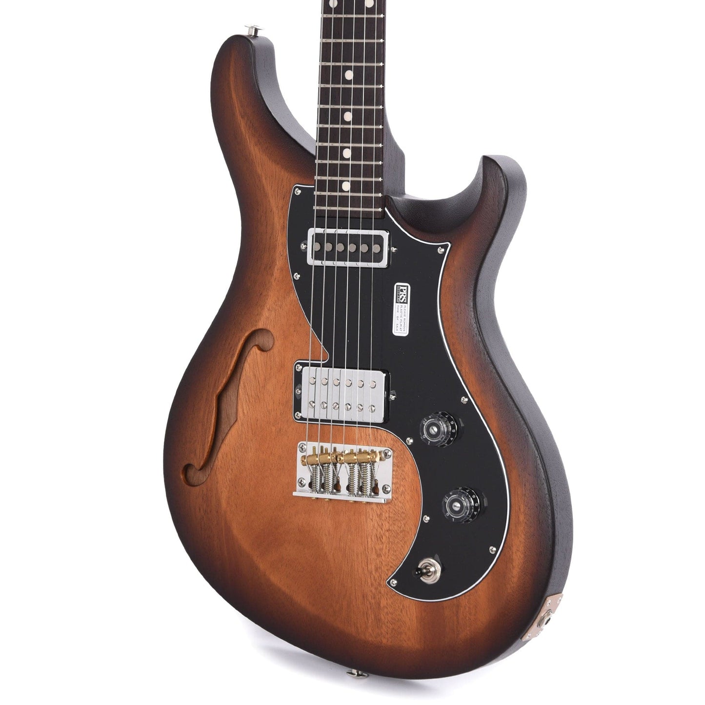 PRS Satin S2 Vela Semi Hollow McCarty Tobacco Sunburst Satin Electric Guitars / Solid Body