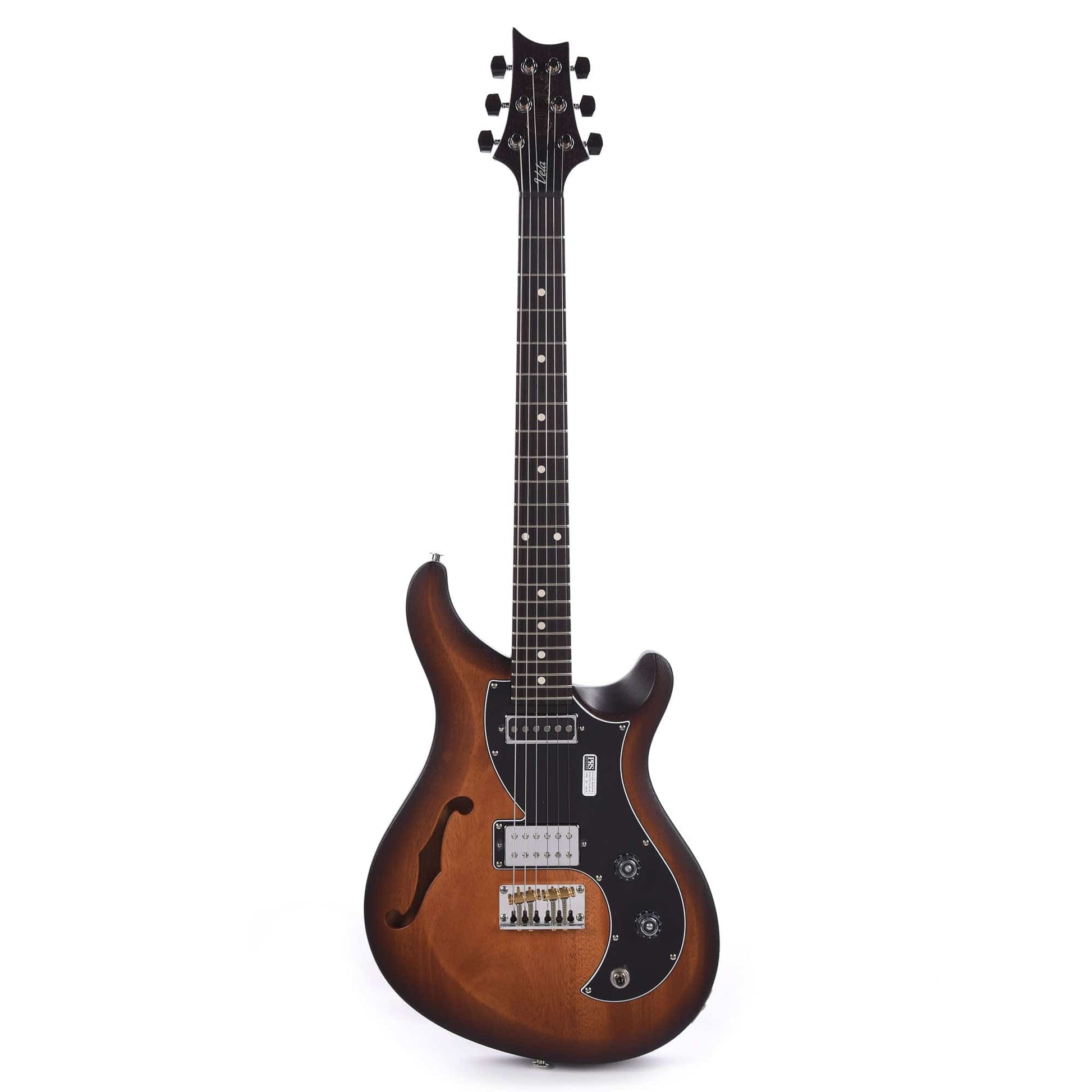 PRS Satin S2 Vela Semi Hollow McCarty Tobacco Sunburst Satin Electric Guitars / Solid Body