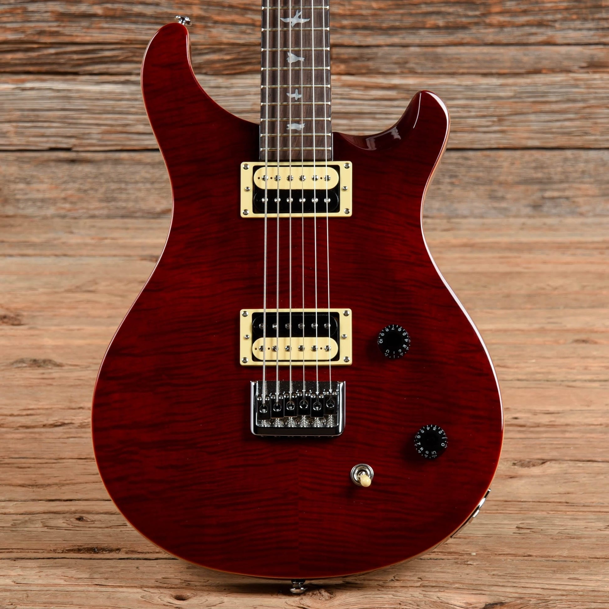 PRS SE 277 Baritone Scarlet Red Electric Guitars / Solid Body