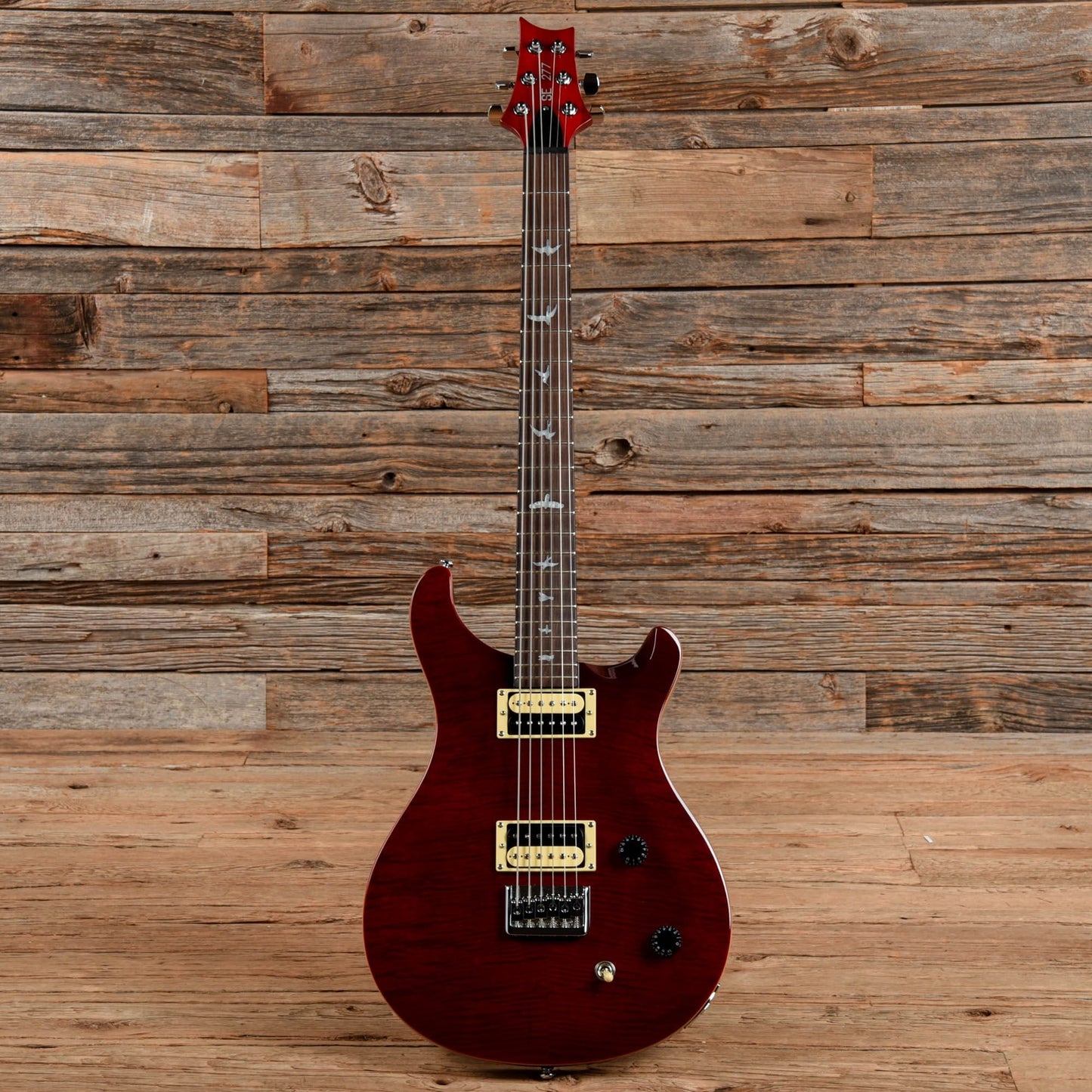 PRS SE 277 Baritone Scarlet Red Electric Guitars / Solid Body