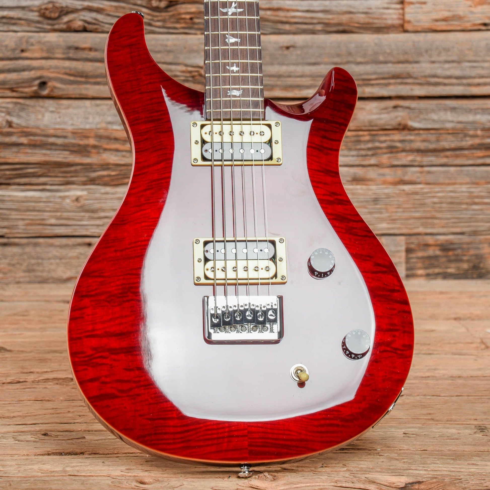 PRS SE 277 Baritone Scarlet Red Electric Guitars / Solid Body