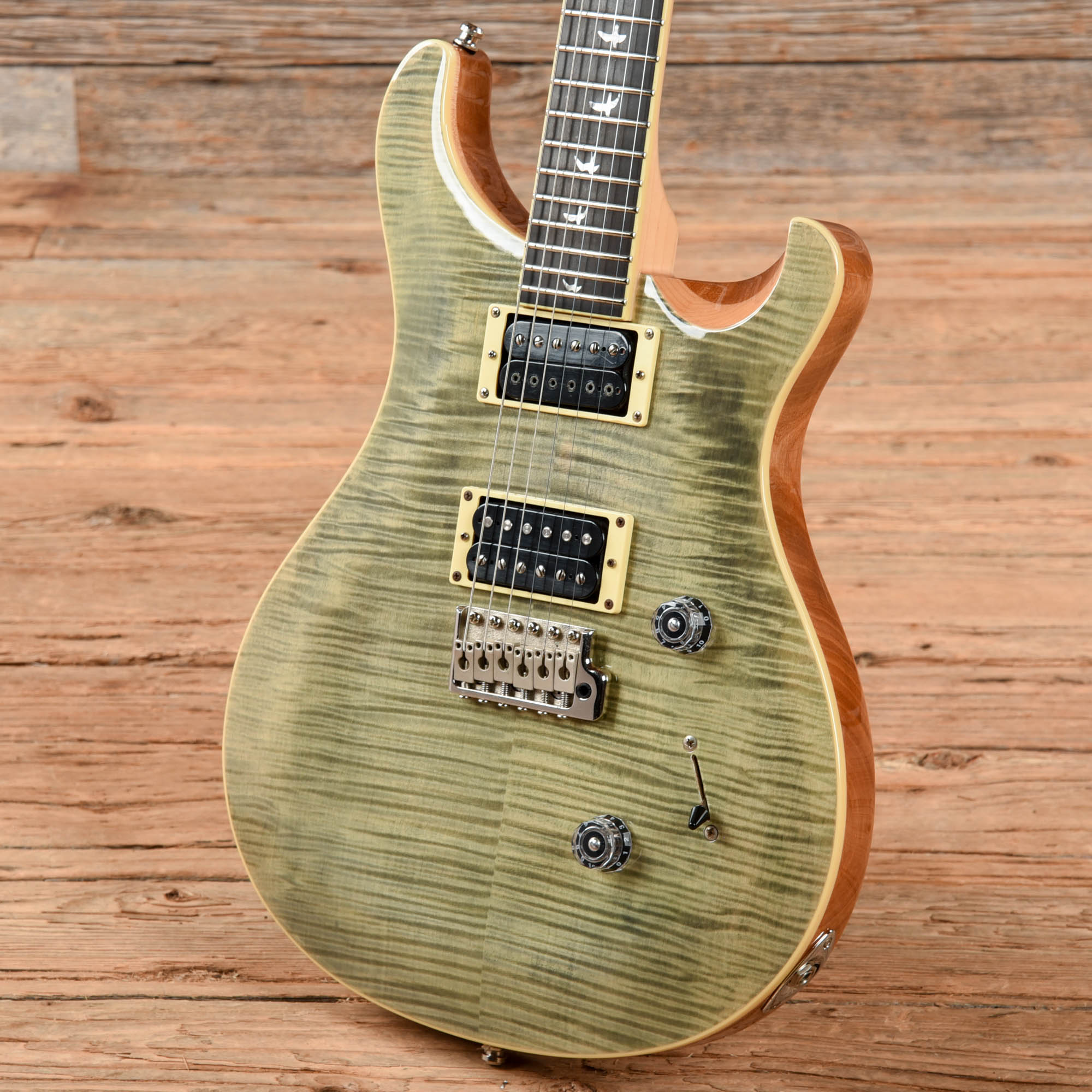 PRS SE 30th Anniversary Custom 24 Trampas Green 2015 Electric Guitars / Solid Body