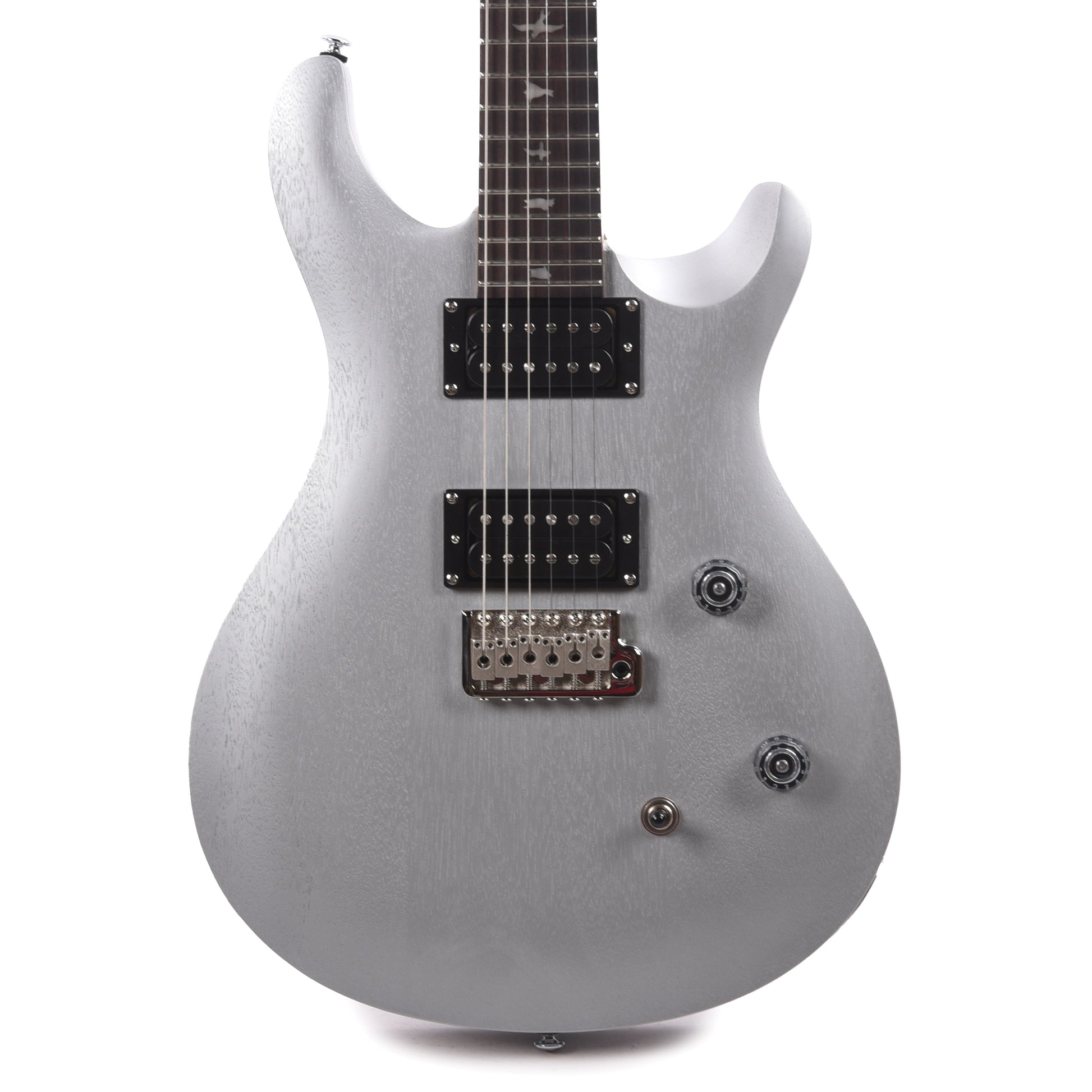 PRS SE CE 24 Standard Satin Metallic Silver Electric Guitars / Solid Body