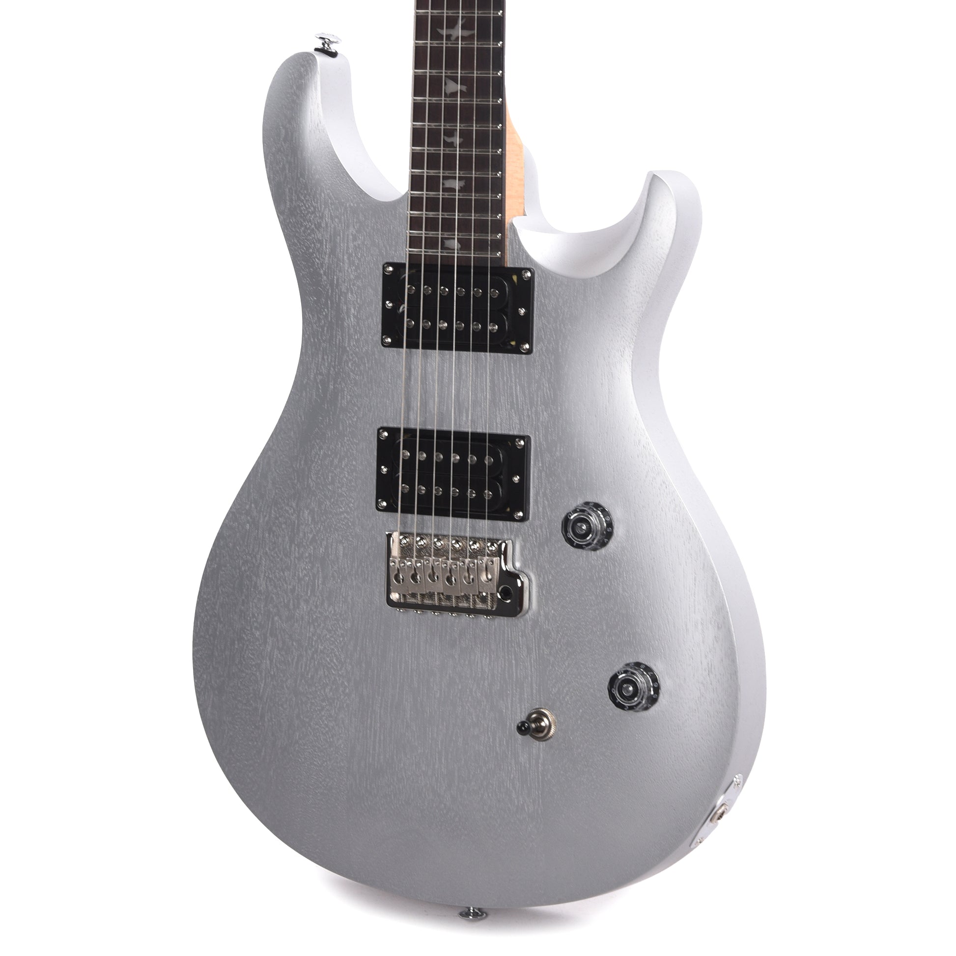 PRS SE CE 24 Standard Satin Metallic Silver Electric Guitars / Solid Body