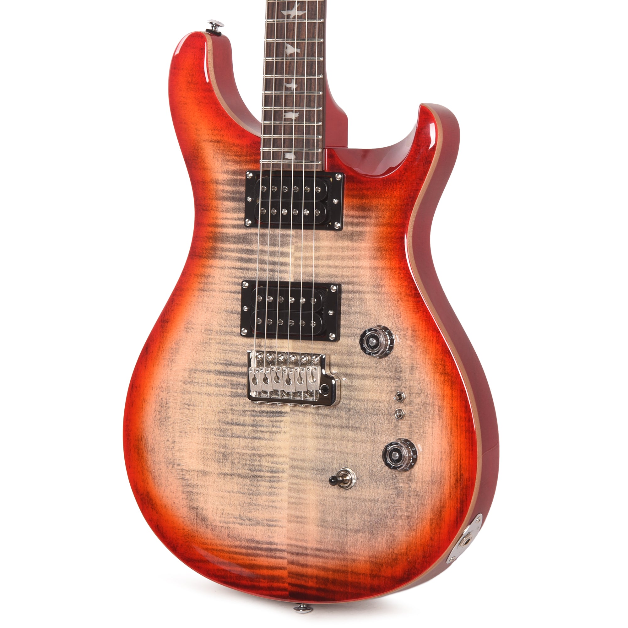 PRS SE Custom 24-08 Charcoal Cherry Burst Electric Guitars / Solid Body