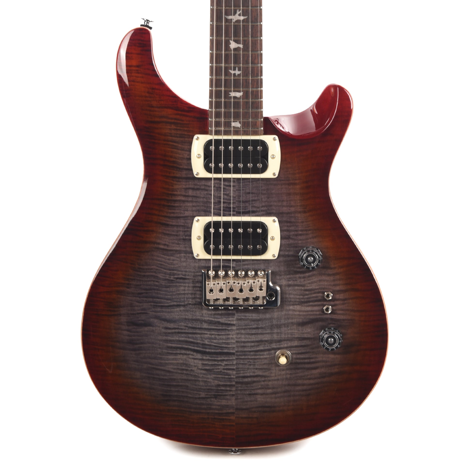 PRS SE Custom 24-08 Charcoal Cherry Burst Electric Guitars / Solid Body
