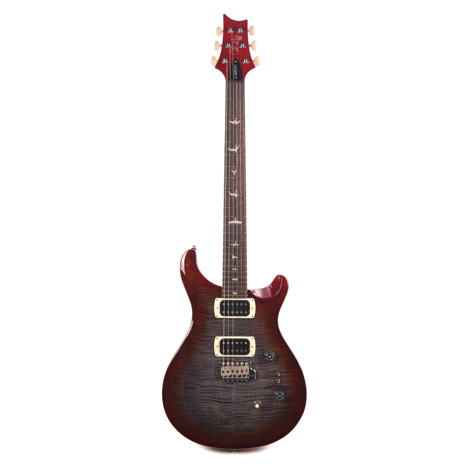 PRS SE Custom 24-08 Charcoal Cherry Burst Electric Guitars / Solid Body