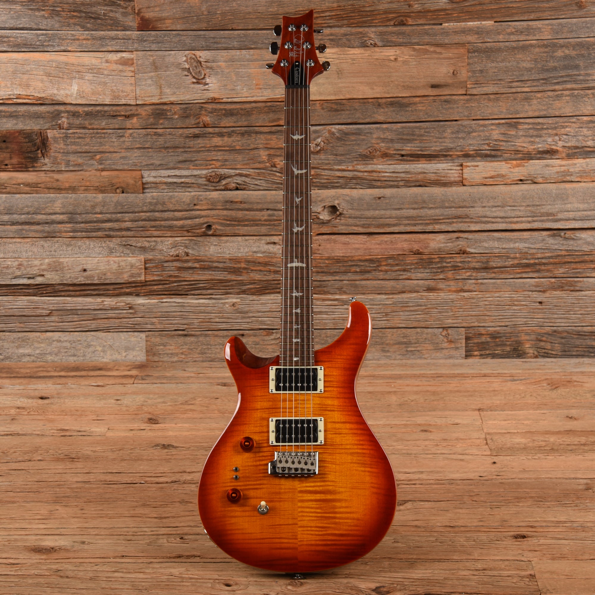 PRS SE Custom 24-08 Cherry Sunburst 2023 LEFTY Electric Guitars / Solid Body