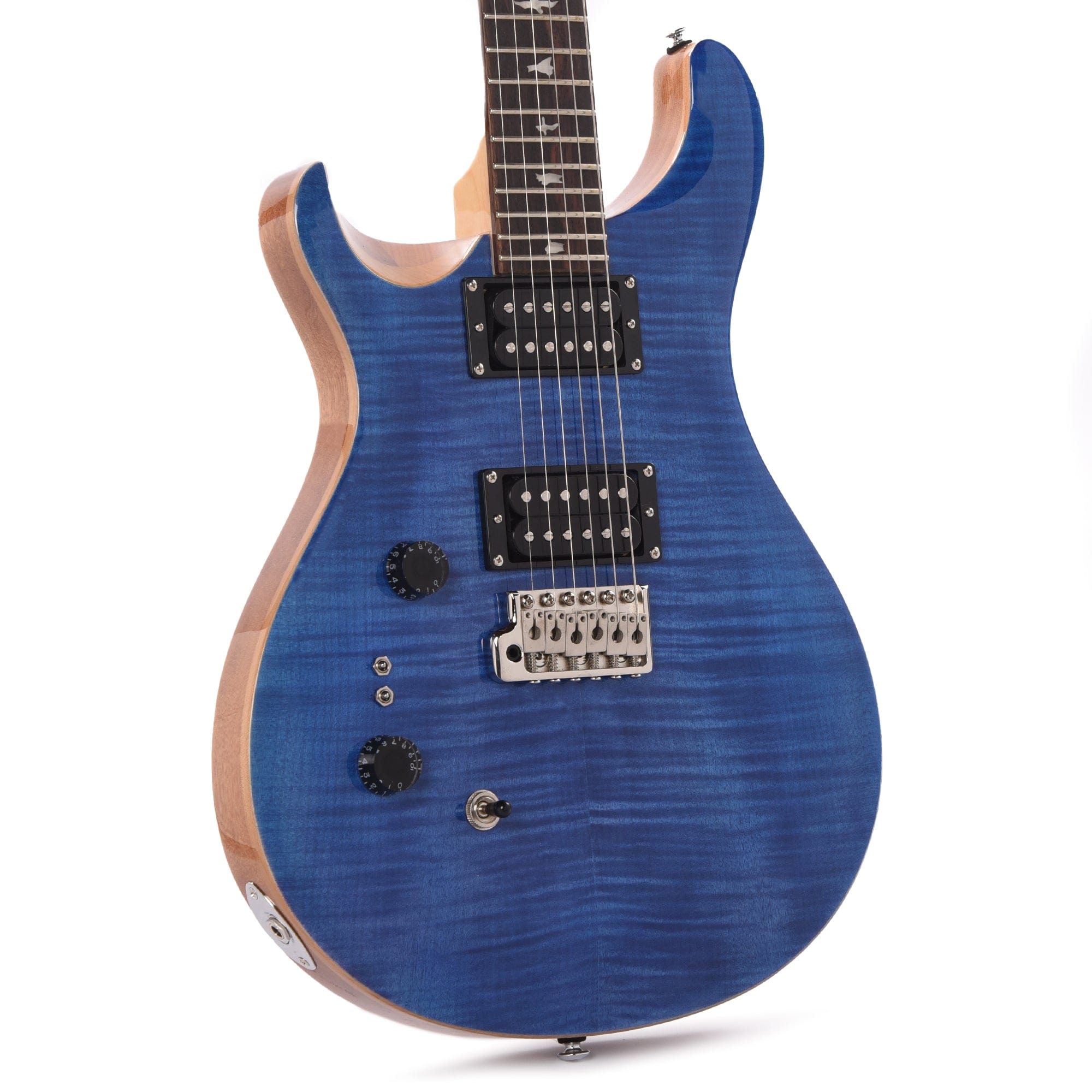 PRS SE Custom 24-08 LEFTY Faded Blue Electric Guitars / Solid Body