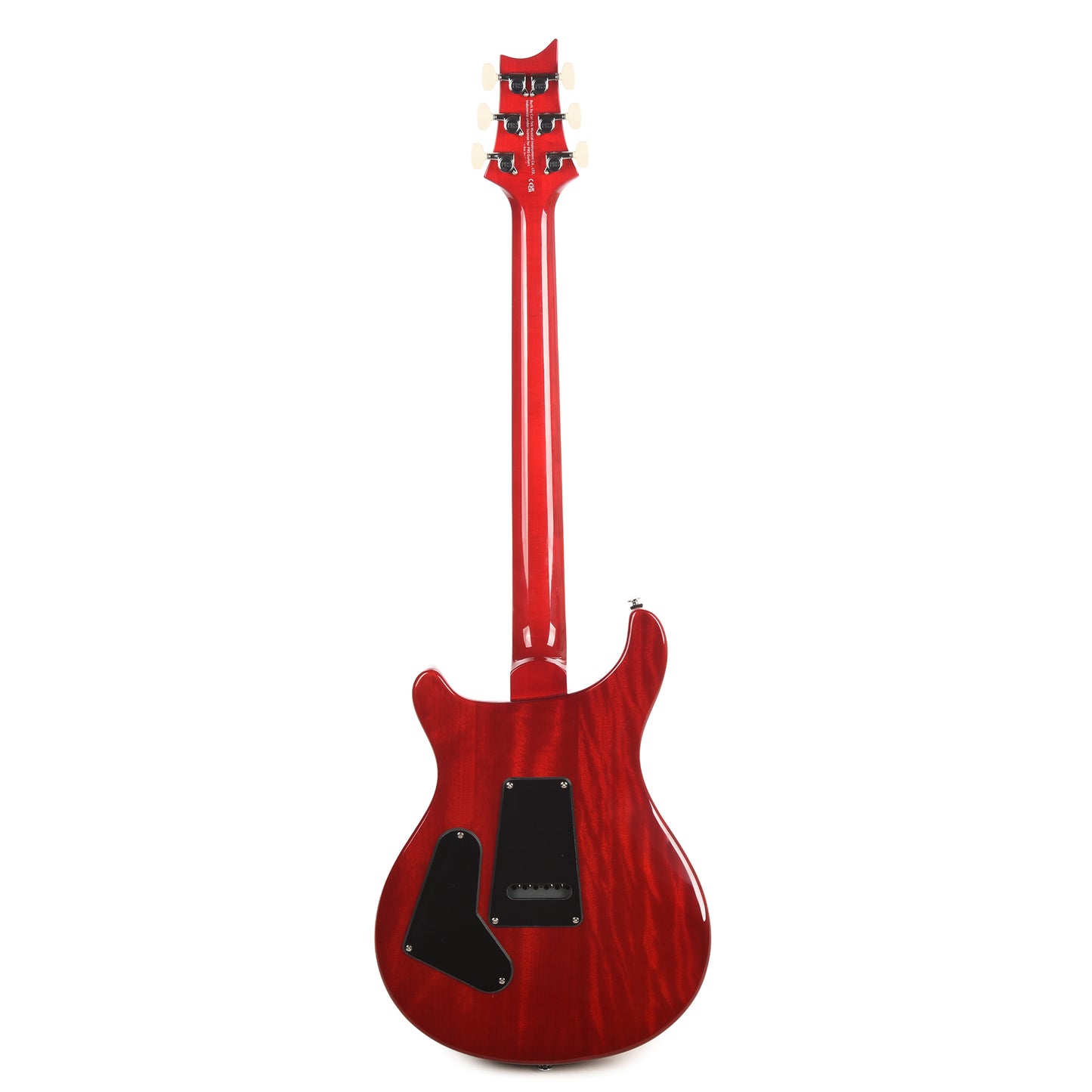PRS SE Custom 24-08 Quilt Charcoal Cherry Burst Electric Guitars / Solid Body