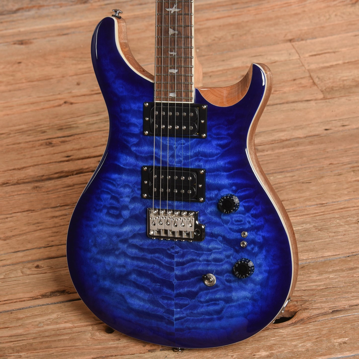 PRS SE Custom 24-08 Quilt Lake Blue 2023 Electric Guitars / Solid Body