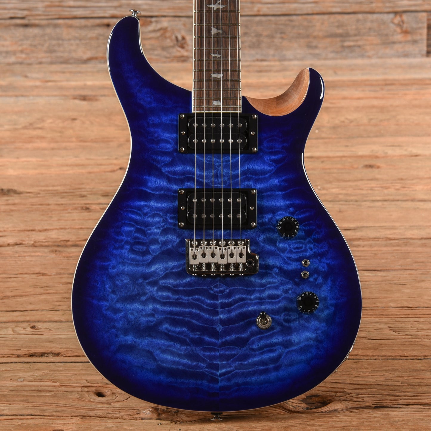 PRS SE Custom 24-08 Quilt Lake Blue 2023 Electric Guitars / Solid Body