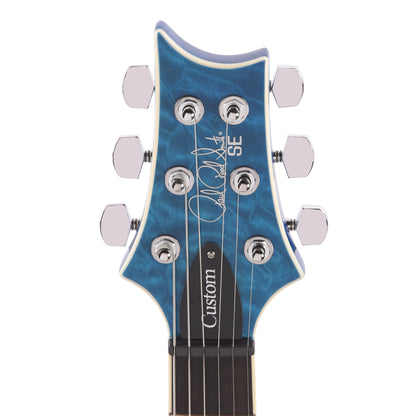 PRS SE Custom 24-08 Quilt Lake Blue Electric Guitars / Solid Body