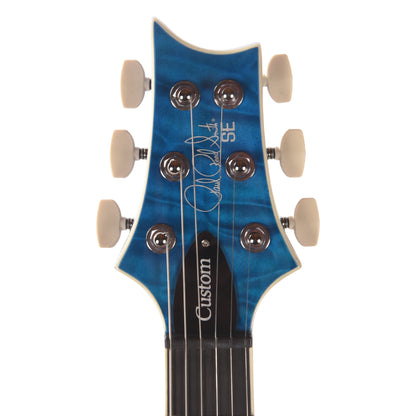 PRS SE Custom 24-08 Quilt Lake Blue Electric Guitars / Solid Body