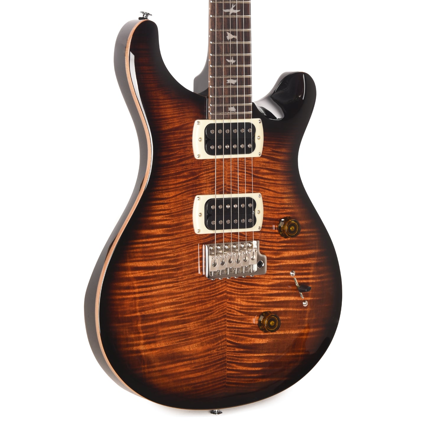 PRS SE Custom 24 Black Gold Sunburst Electric Guitars / Solid Body