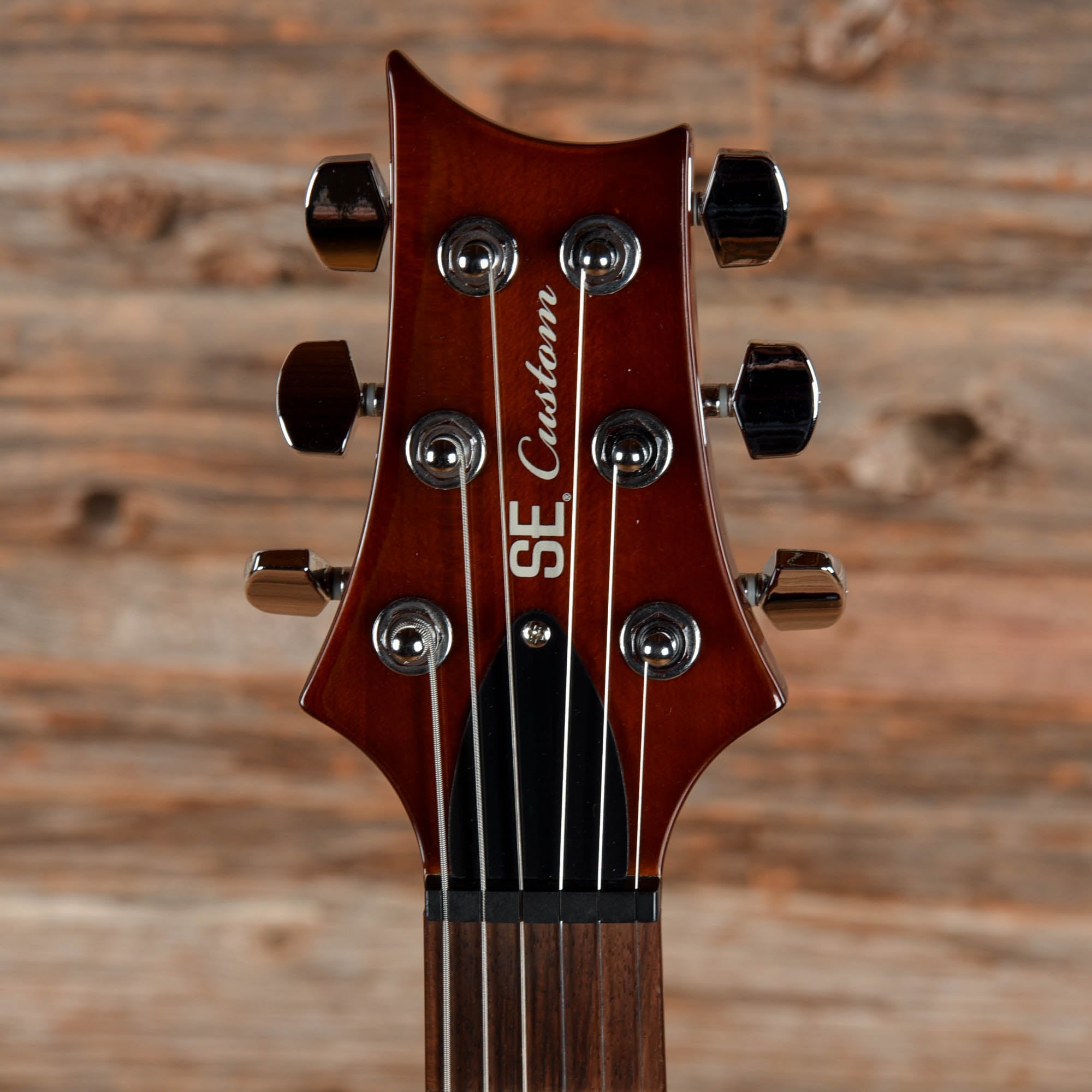 PRS SE Custom 24 Quilt Brown Electric Guitars / Solid Body