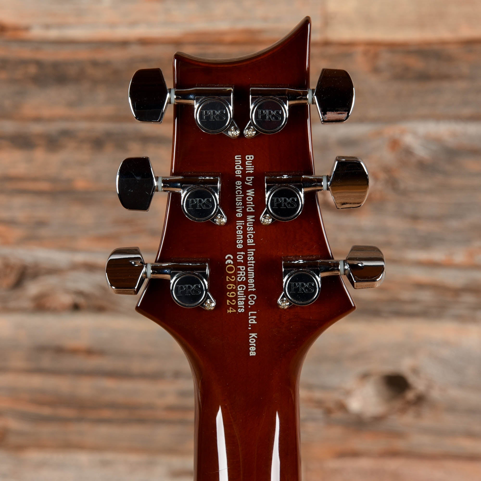 PRS SE Custom 24 Quilt Brown Electric Guitars / Solid Body