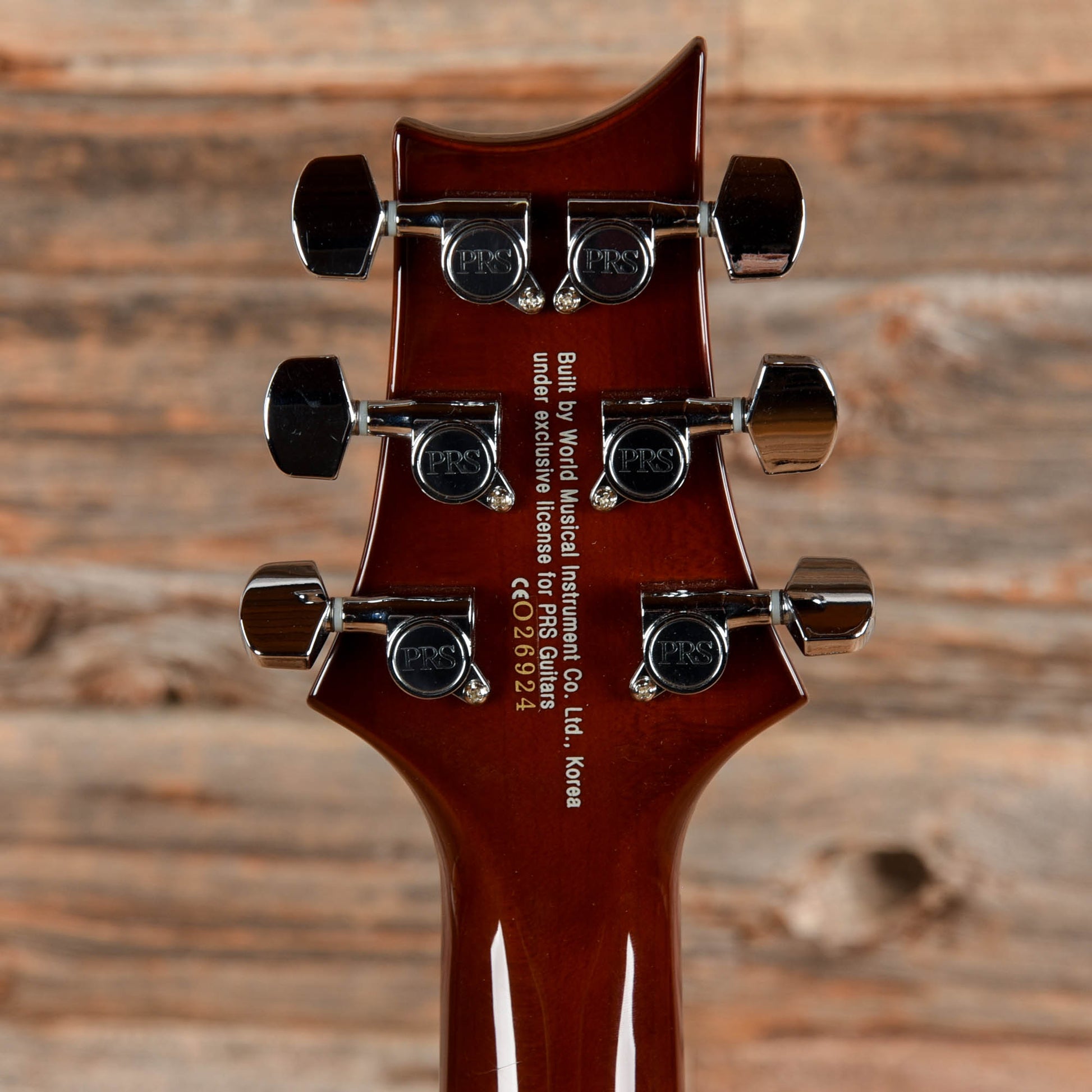 PRS SE Custom 24 Quilt Brown Electric Guitars / Solid Body