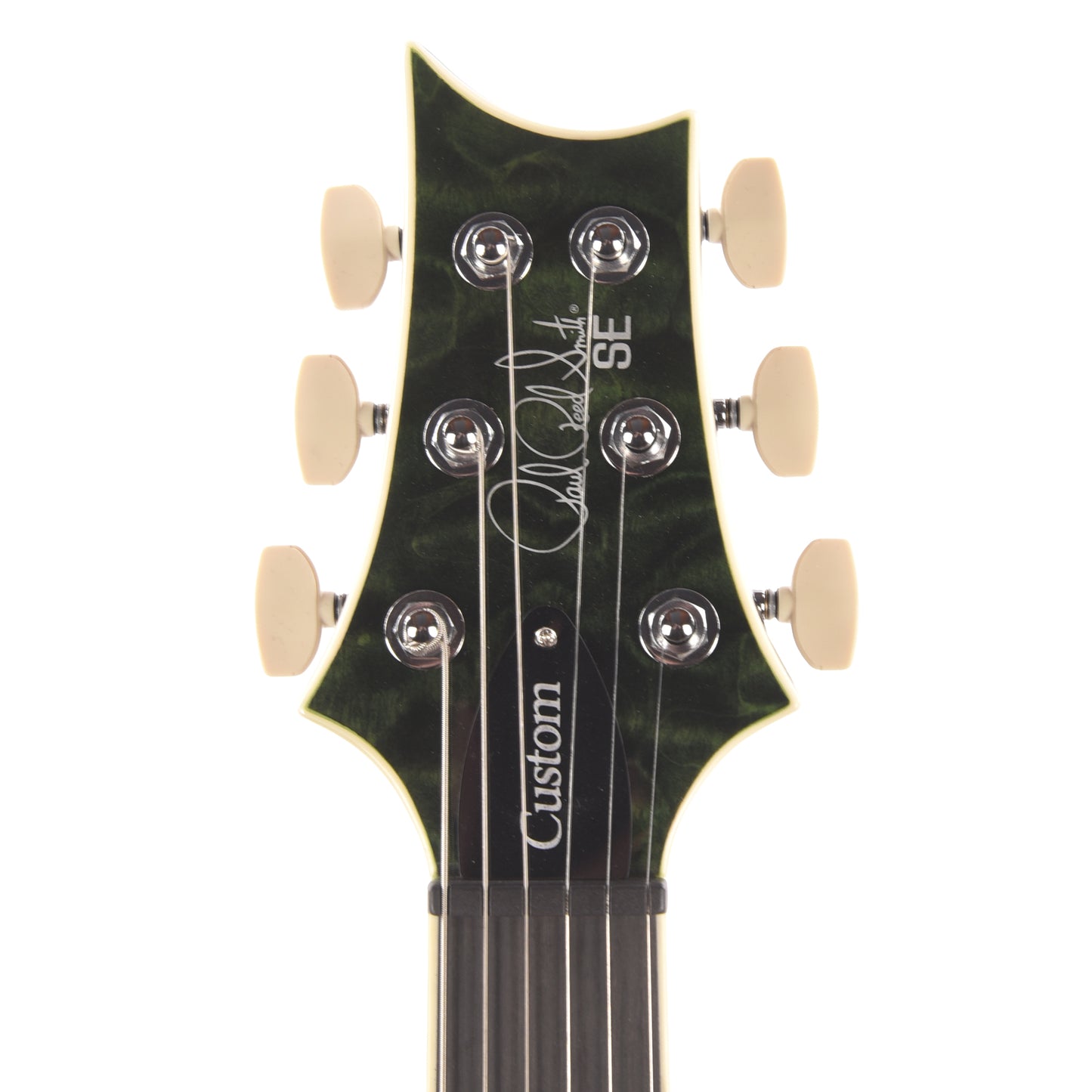 PRS SE Custom 24 Quilt Teal Black Electric Guitars / Solid Body