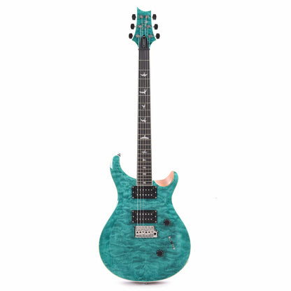 PRS SE Custom 24 Quilt Turquoise Electric Guitars / Solid Body