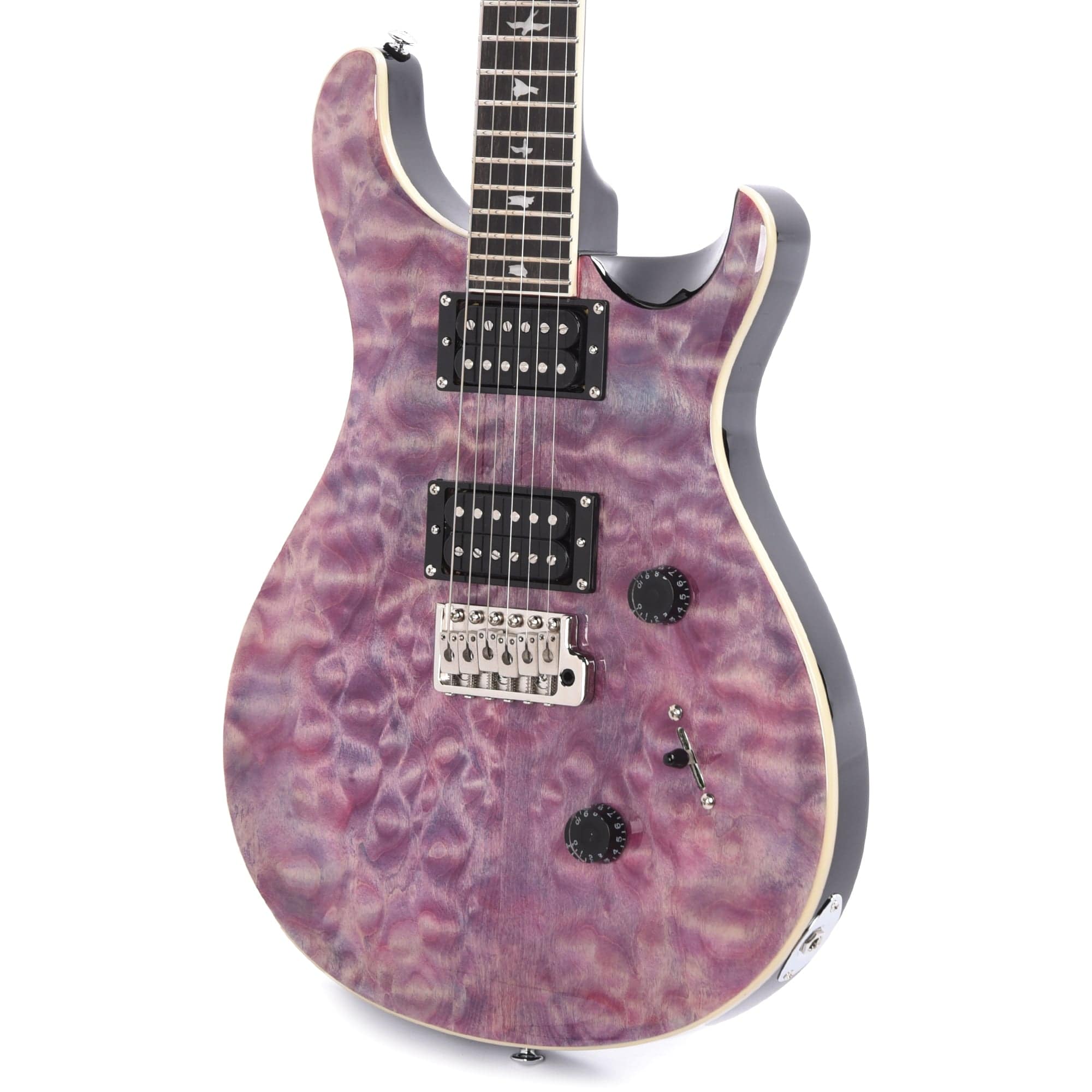 PRS SE Custom 24 Quilt Violet Electric Guitars / Solid Body