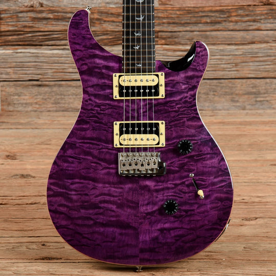 PRS SE Custom 24 Quilted Violet 2015 Electric Guitars / Solid Body