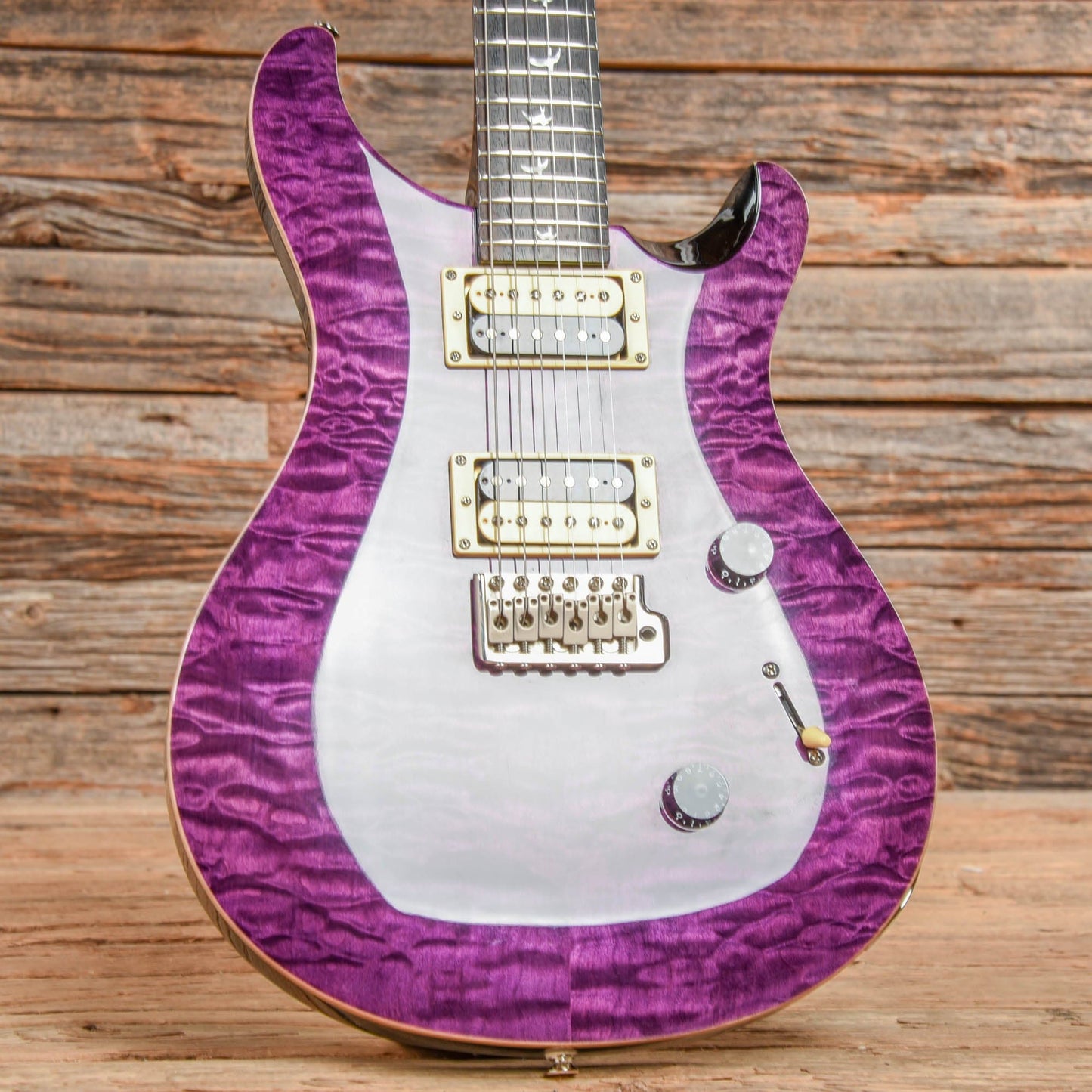 PRS SE Custom 24 Quilted Violet 2015 Electric Guitars / Solid Body