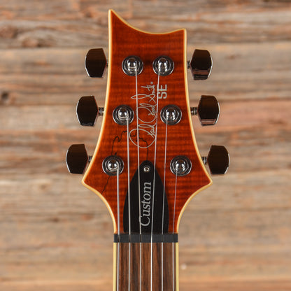 PRS SE Custom 24 Spalted Maple Cherry Sunburst 2018 Electric Guitars / Solid Body