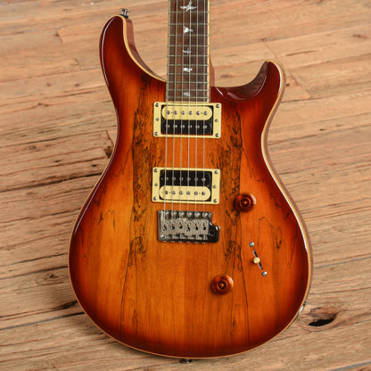 PRS SE Custom 24 Spalted Maple Cherry Sunburst 2018 Electric Guitars / Solid Body