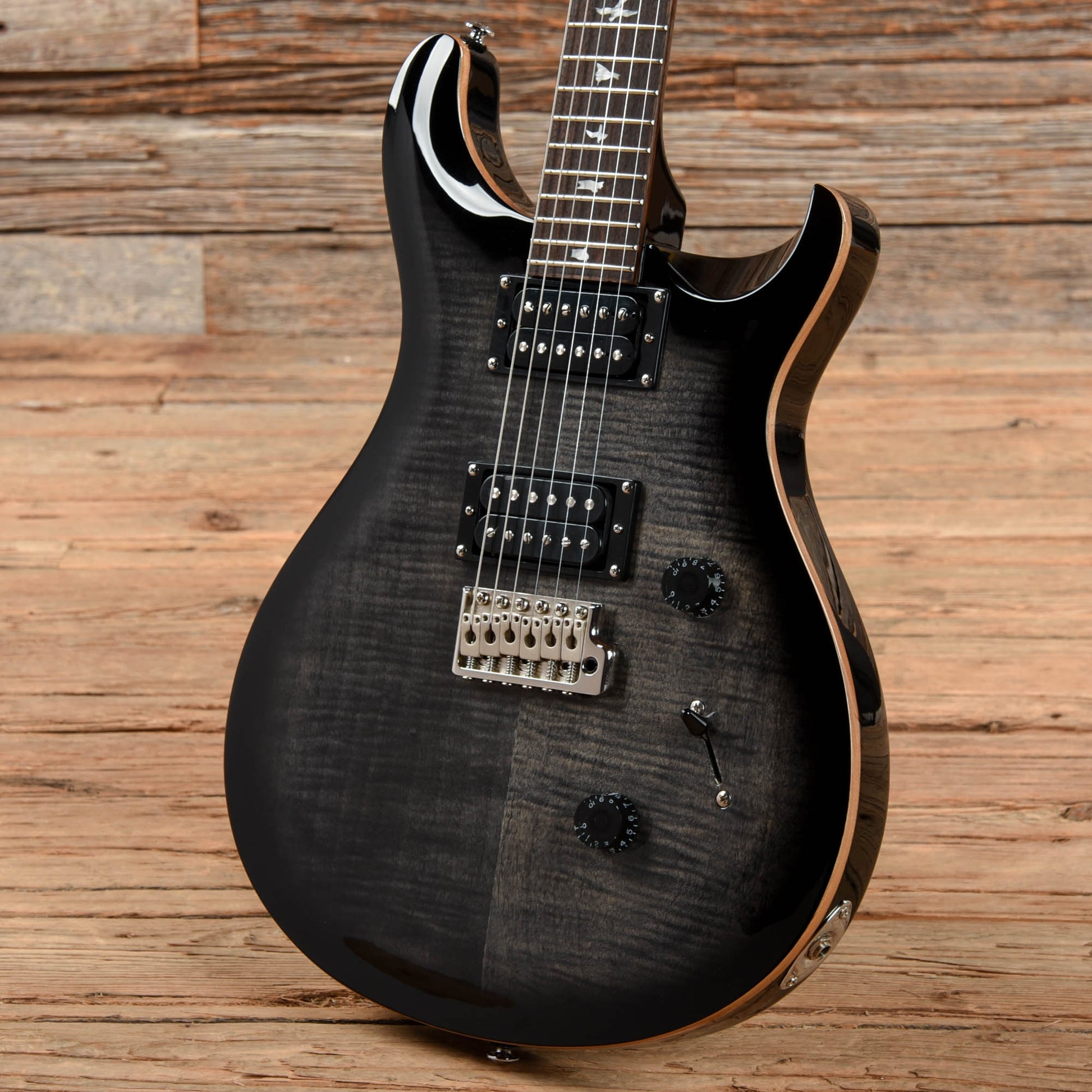 PRS SE Custom 24 Transparent Black 2020 Electric Guitars / Solid Body
