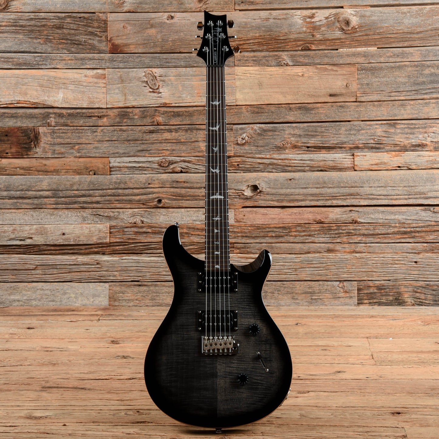 PRS SE Custom 24 Transparent Black 2020 Electric Guitars / Solid Body