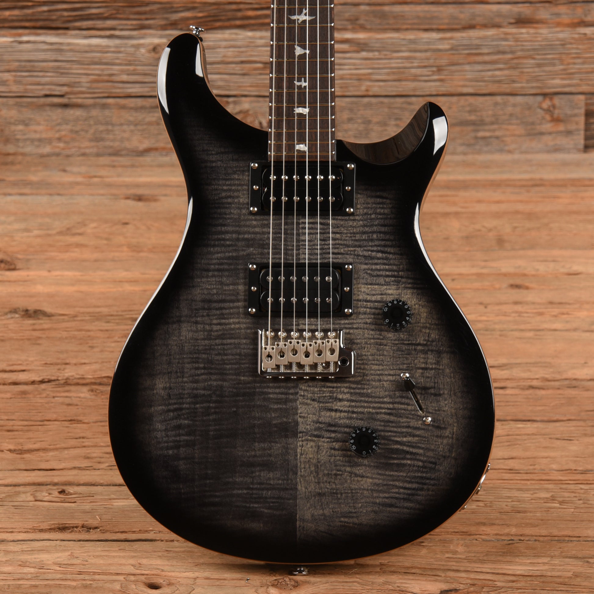 PRS SE Custom 24 Transparent Black 2020 Electric Guitars / Solid Body