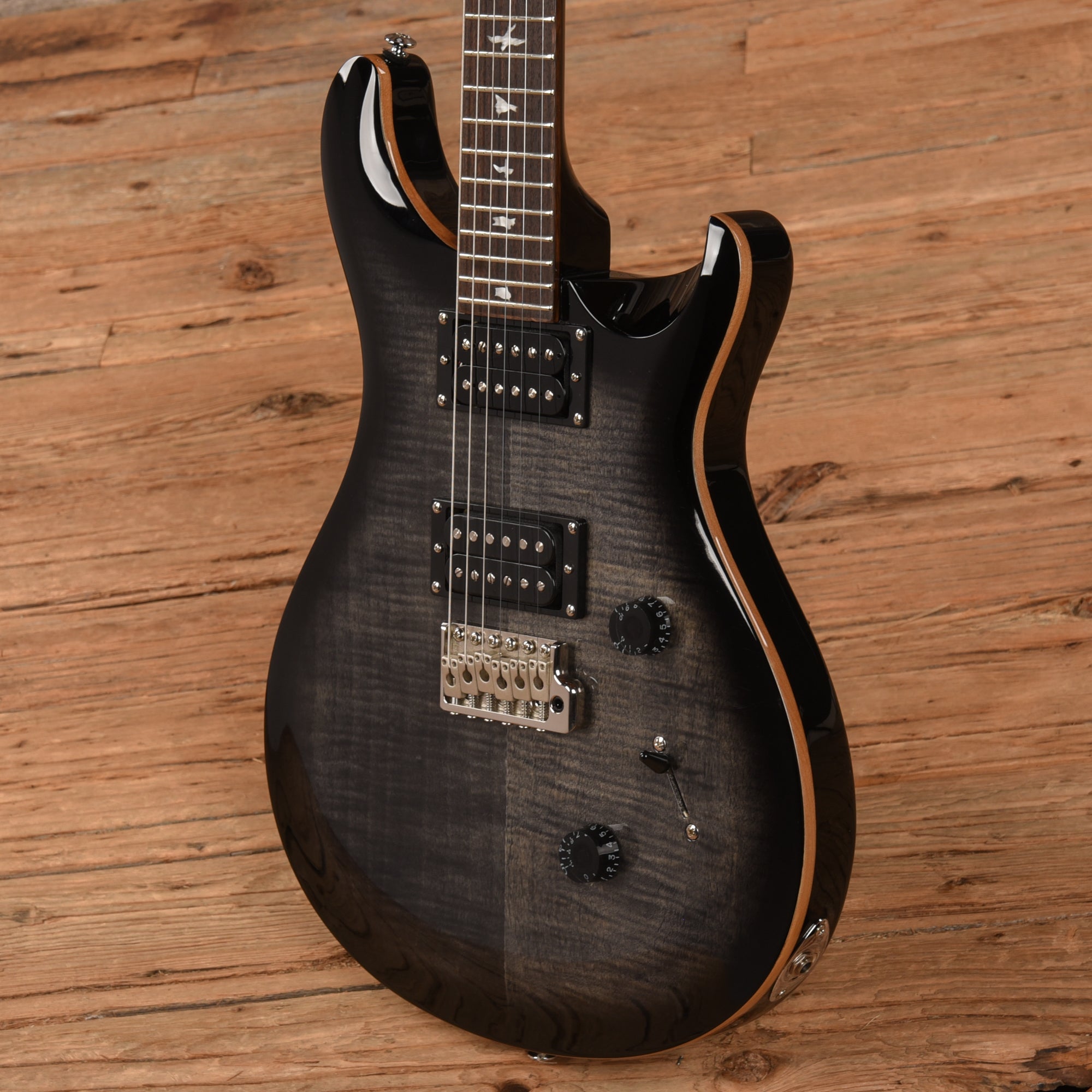 PRS SE Custom 24 Transparent Black 2020 Electric Guitars / Solid Body
