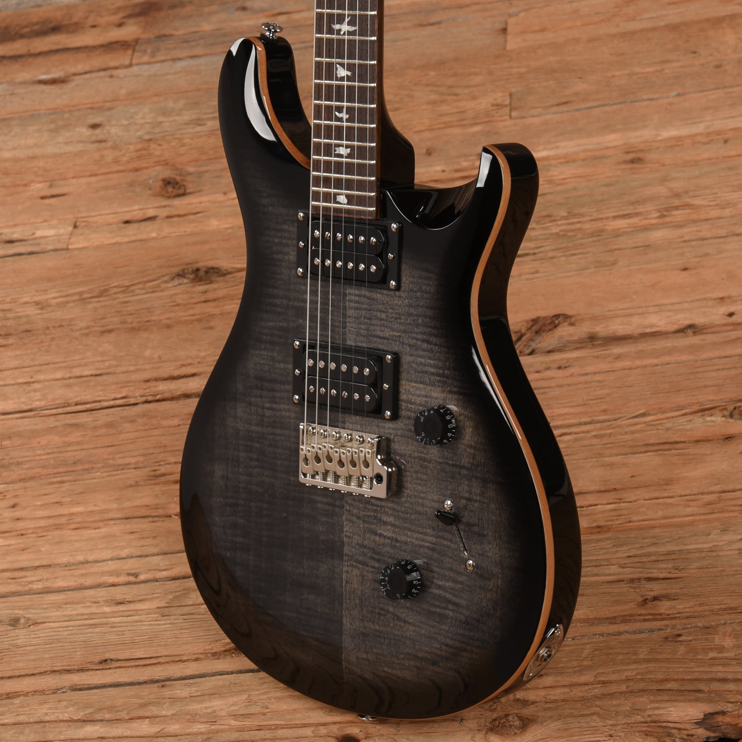 PRS SE Custom 24 Transparent Black 2020 Electric Guitars / Solid Body
