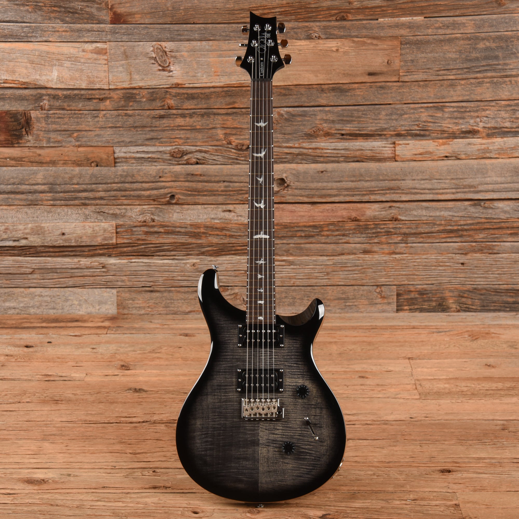 PRS SE Custom 24 Transparent Black 2020 Electric Guitars / Solid Body