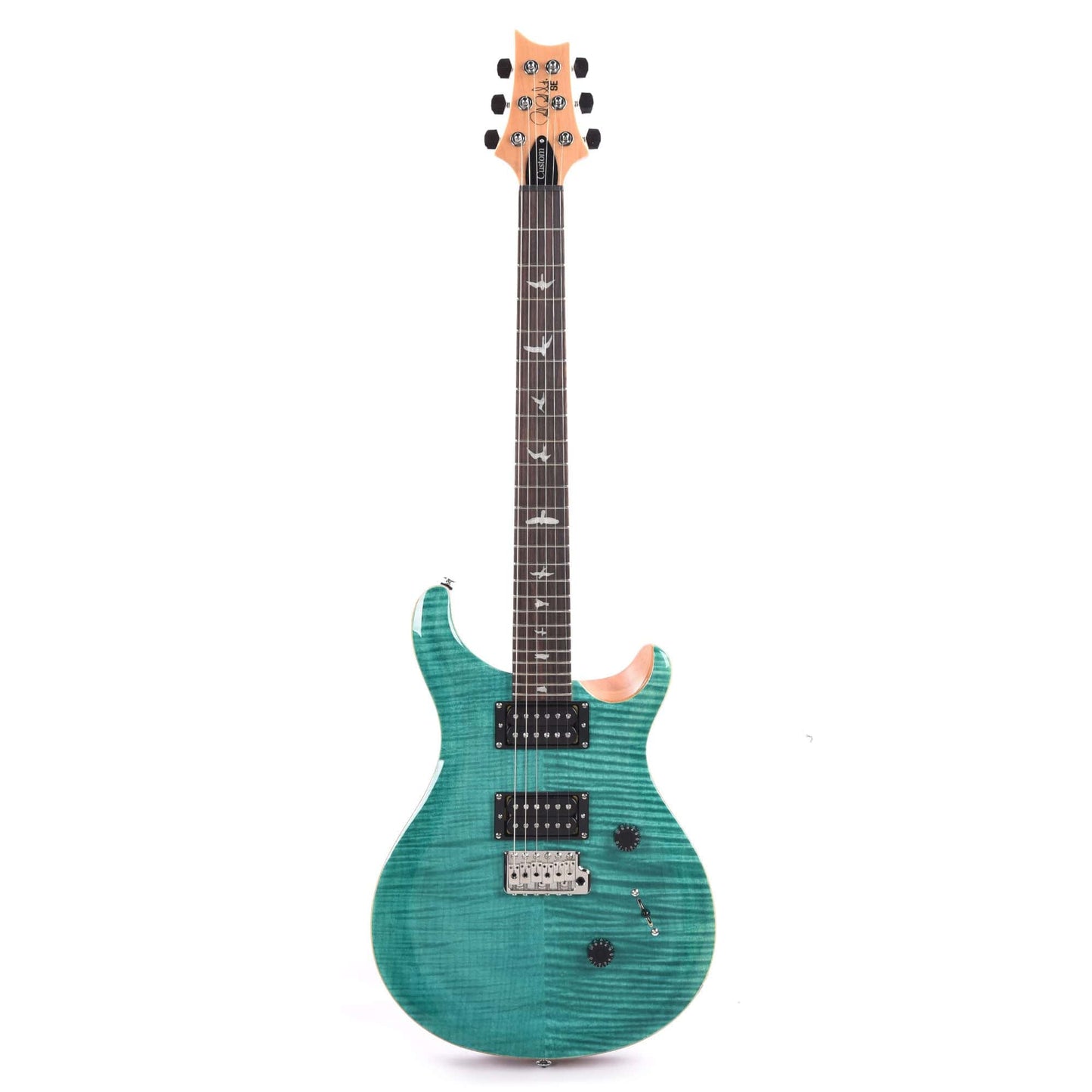 PRS SE Custom 24 Turquoise Electric Guitars / Solid Body