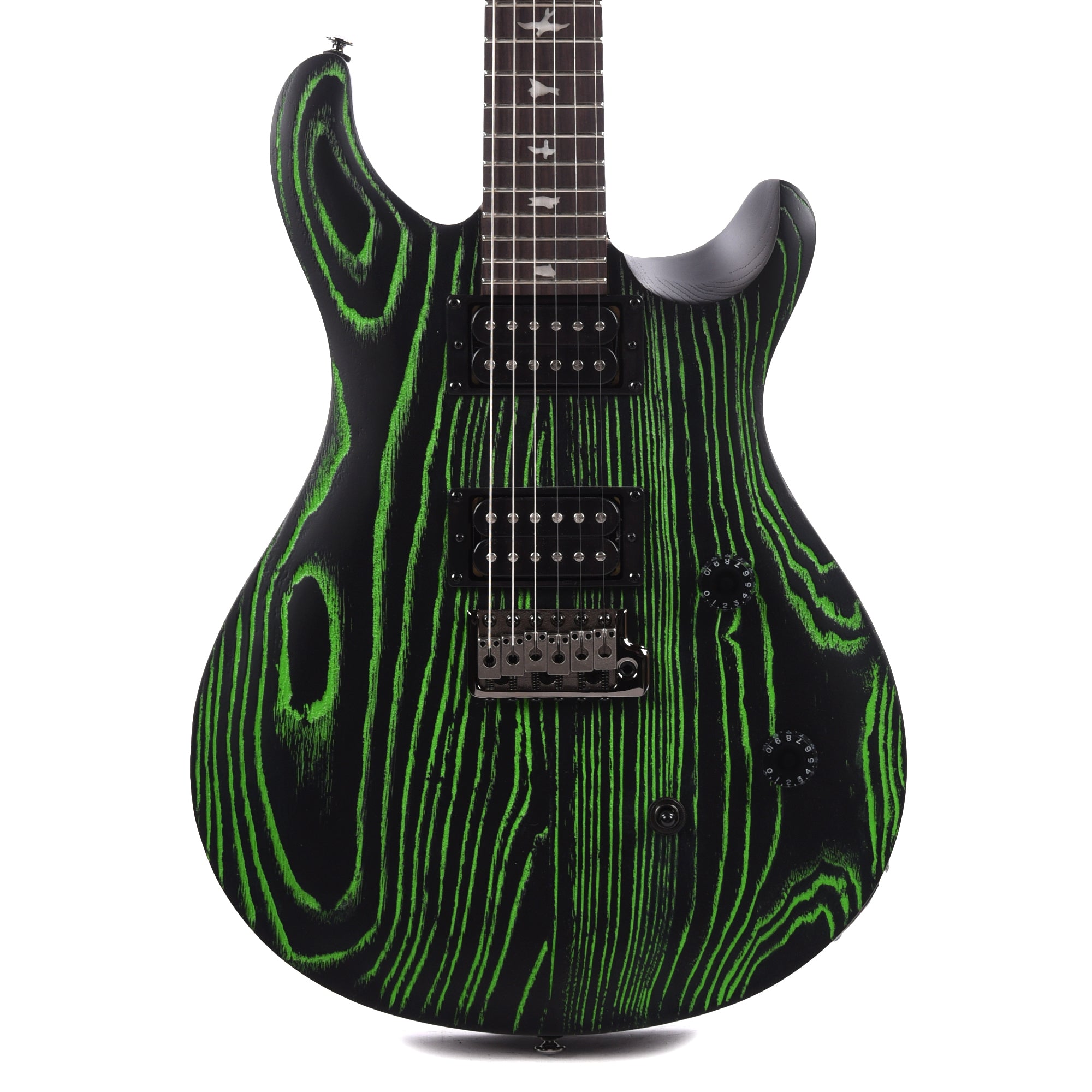 PRS SE Limited Edition Sandblasted CE 24 Sandblasted Green Electric Guitars / Solid Body