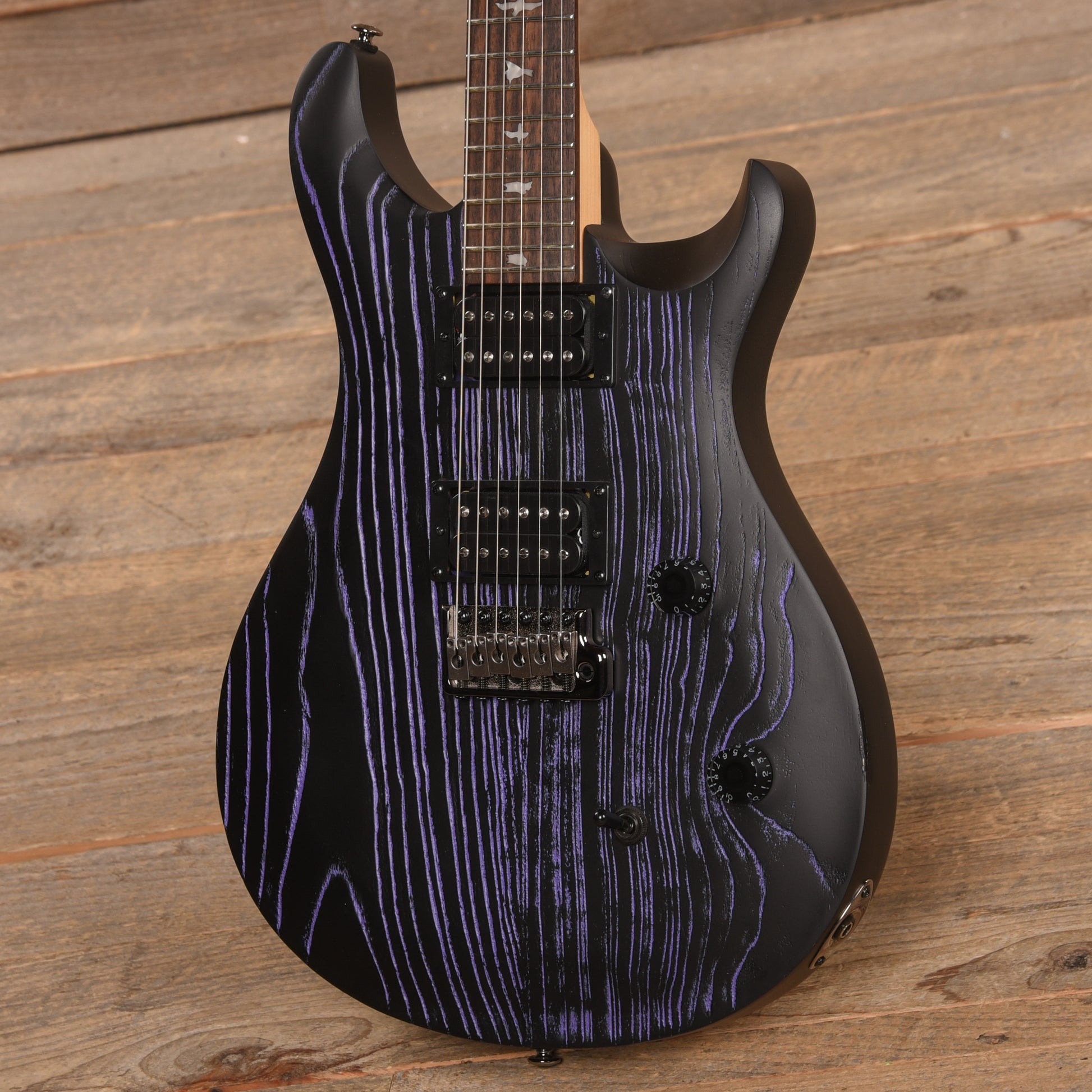 PRS SE Limited Edition Sandblasted CE 24 Sandblasted Purple Electric Guitars / Solid Body