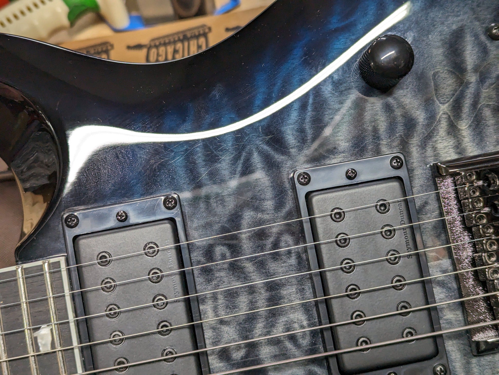 PRS SE Mark Holcomb Holcomb Blue Burst Electric Guitars / Solid Body