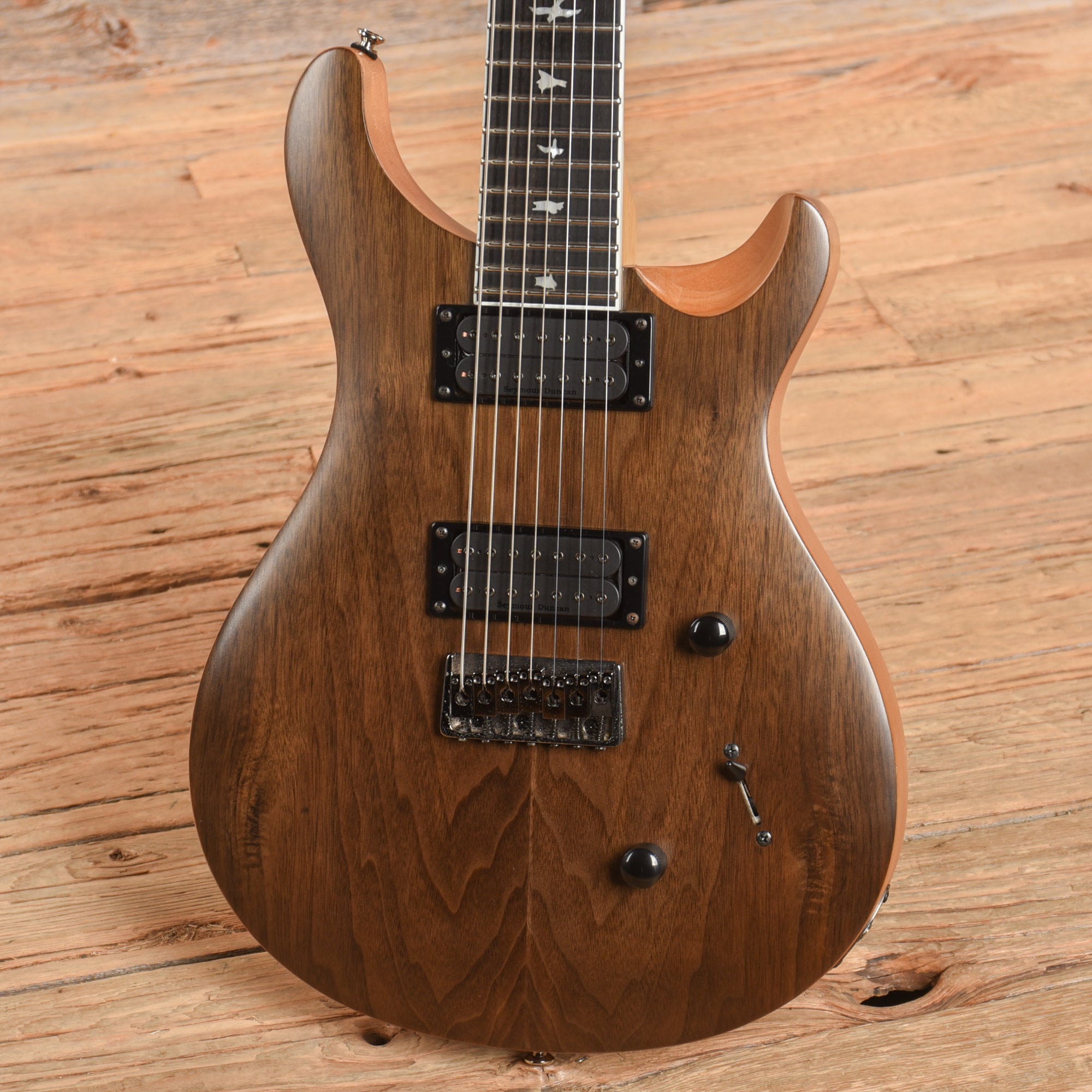 PRS SE Mark Holcomb SVN Natural Walnut Satin Electric Guitars / Solid Body