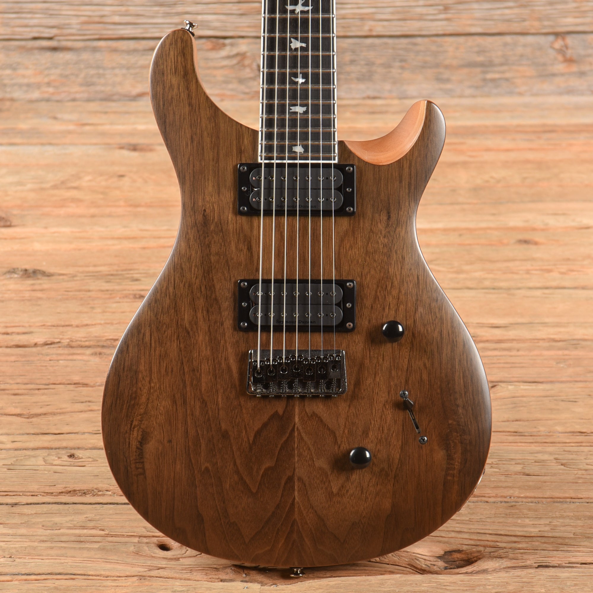 PRS SE Mark Holcomb SVN Natural Walnut Satin Electric Guitars / Solid Body