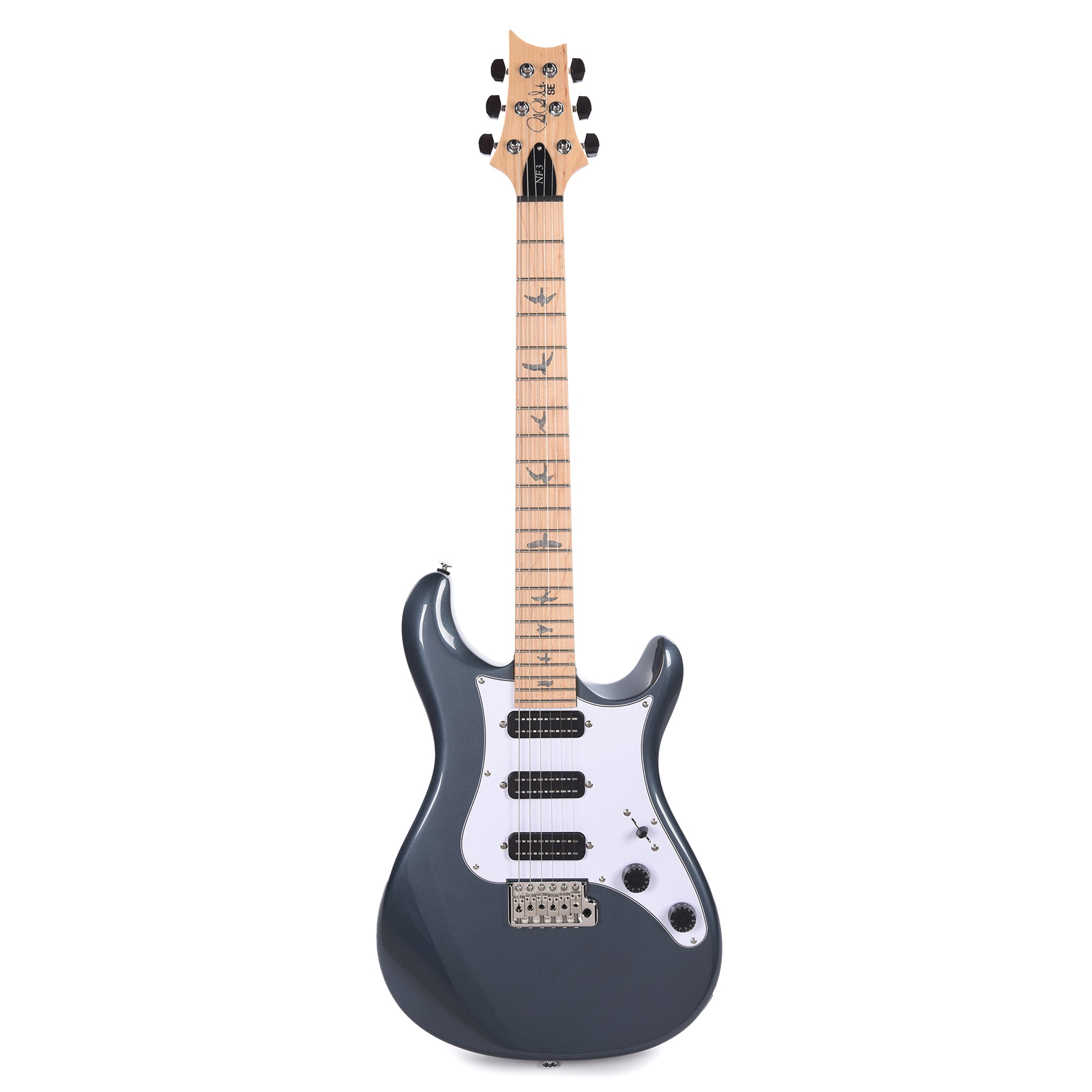 PRS SE NF3 Gun Metal Grey Maple Fingerboard Electric Guitars / Solid Body