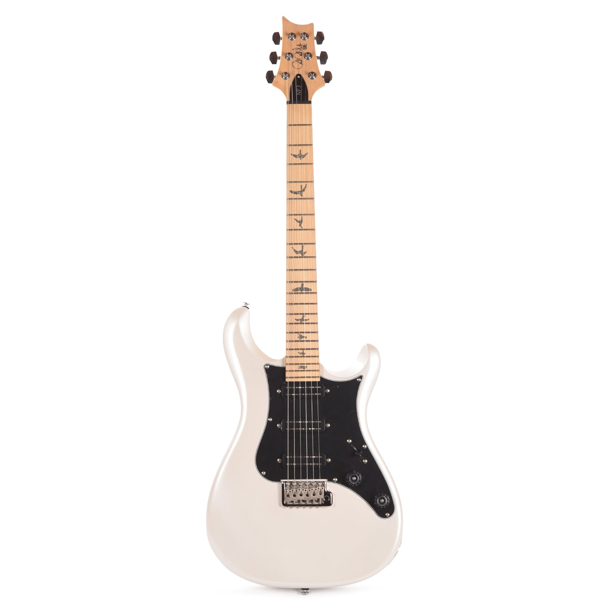 PRS SE NF3 Pearl White Maple Fingerboard Electric Guitars / Solid Body
