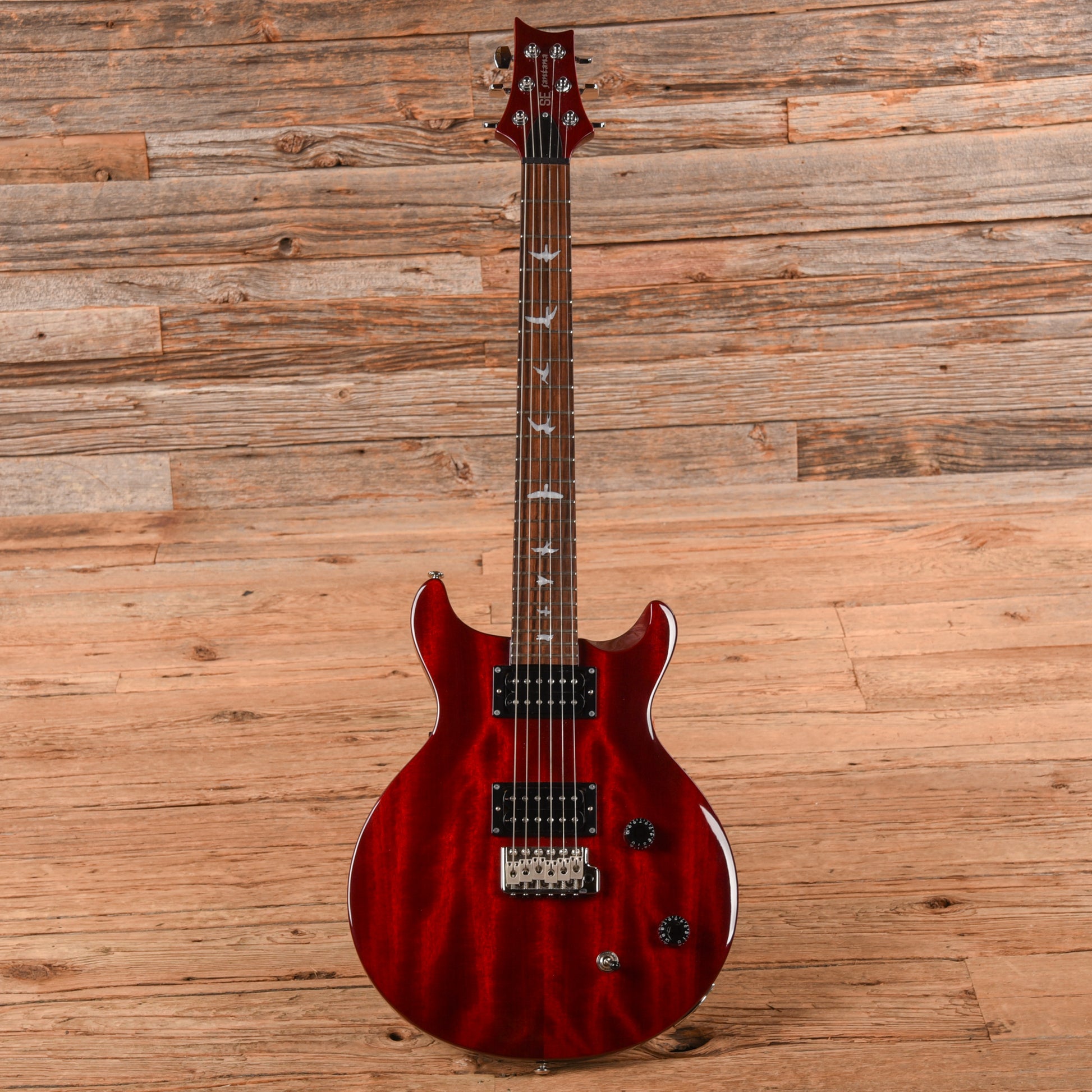 PRS SE Santana Scarlet Red Electric Guitars / Solid Body