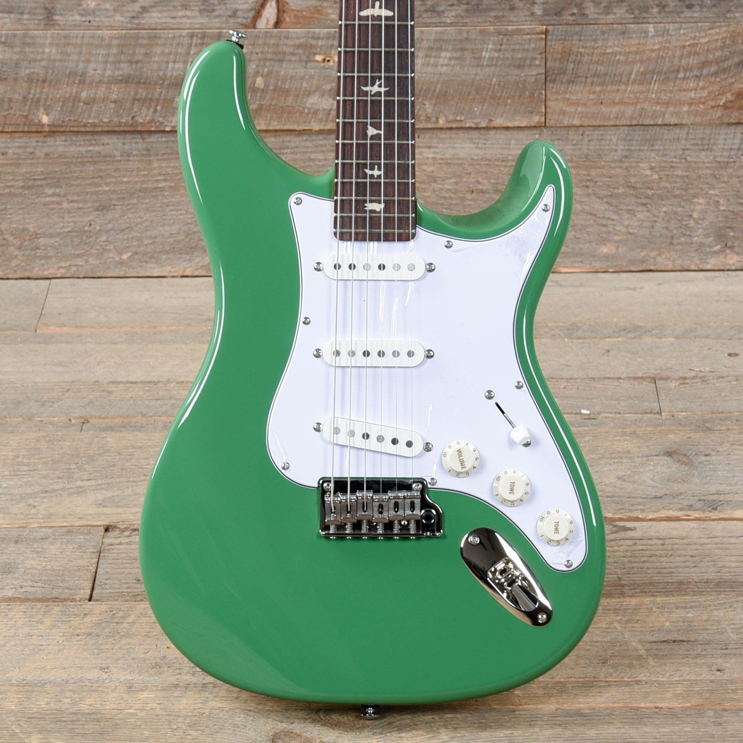 PRS SE Silver Sky John Mayer Ever Green Electric Guitars / Solid Body