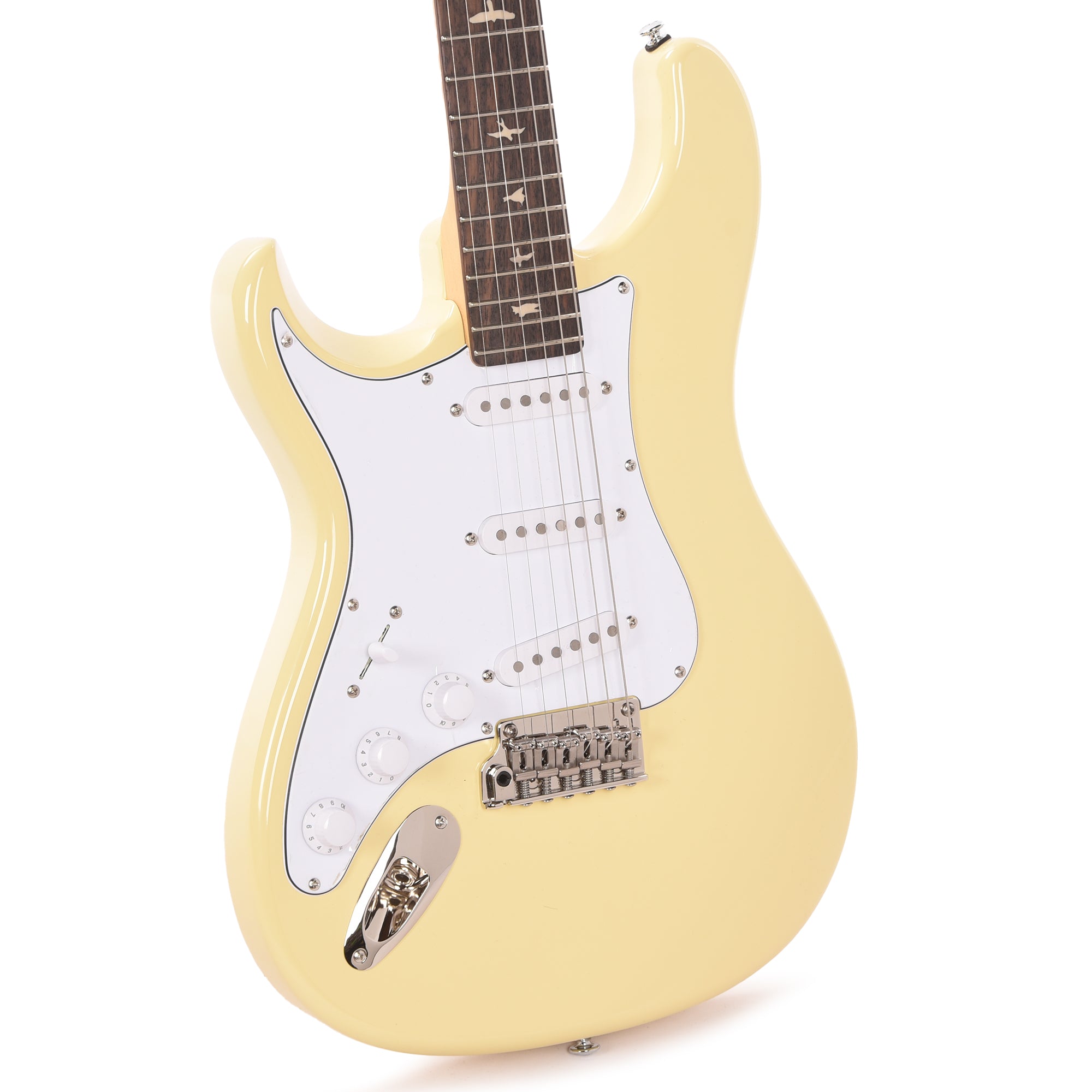 PRS SE Silver Sky LEFTY John Mayer Moon White Electric Guitars / Solid Body